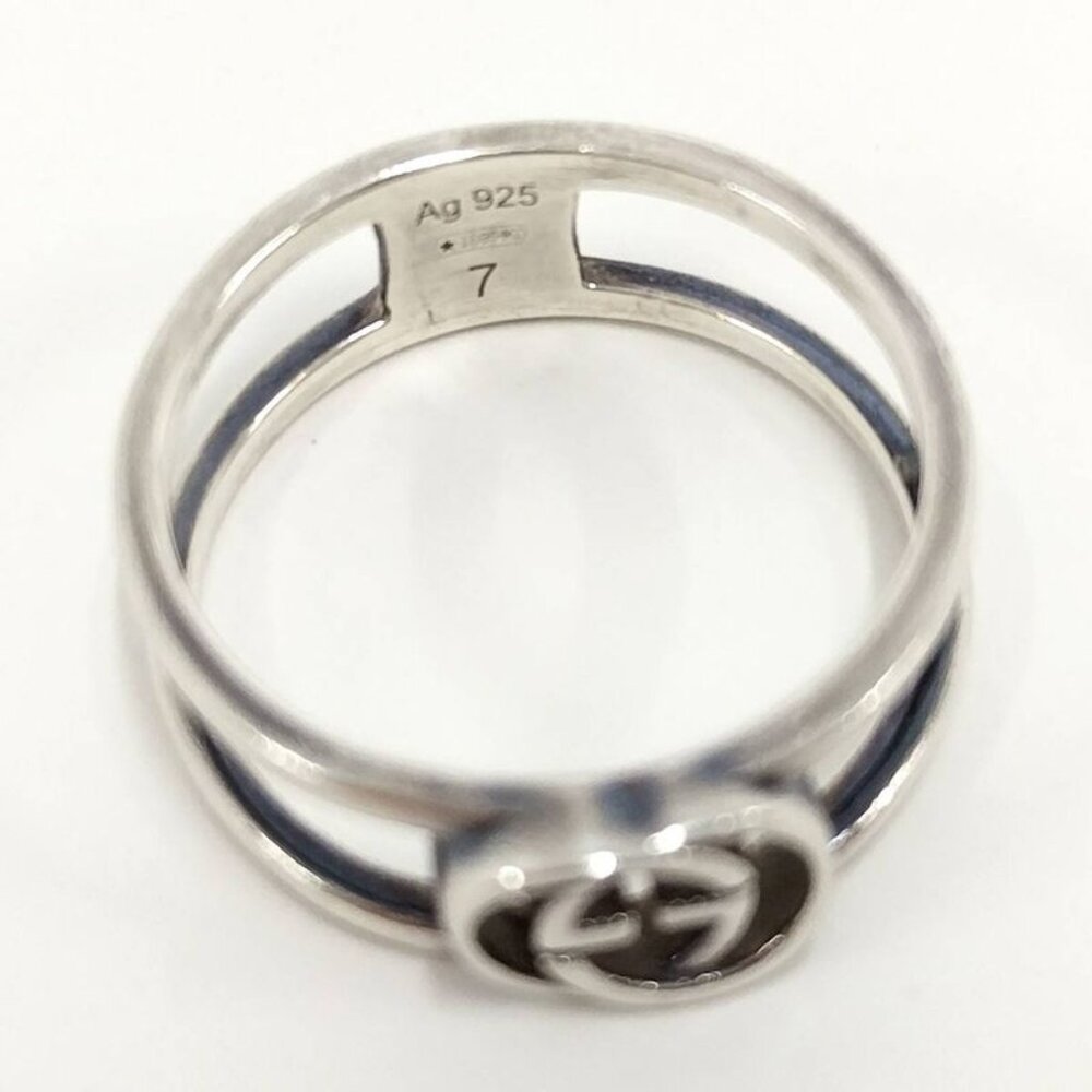 Gucci Rings Ring Interlocking G SV 925 Silver - Picture 7 of 10